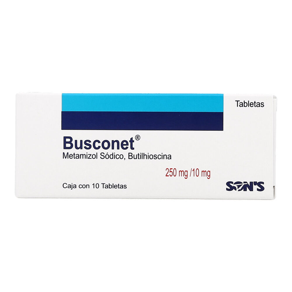 Busconet-250Mg/10Mg-10-Tabs-imagen
