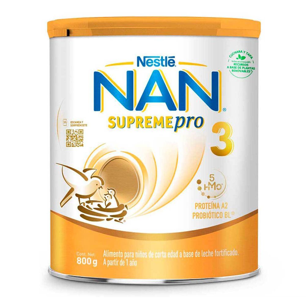 NAN-3-Supreme-Pro-Fórmula-Infantil-a-partir-de-1-Año-800g-imagen