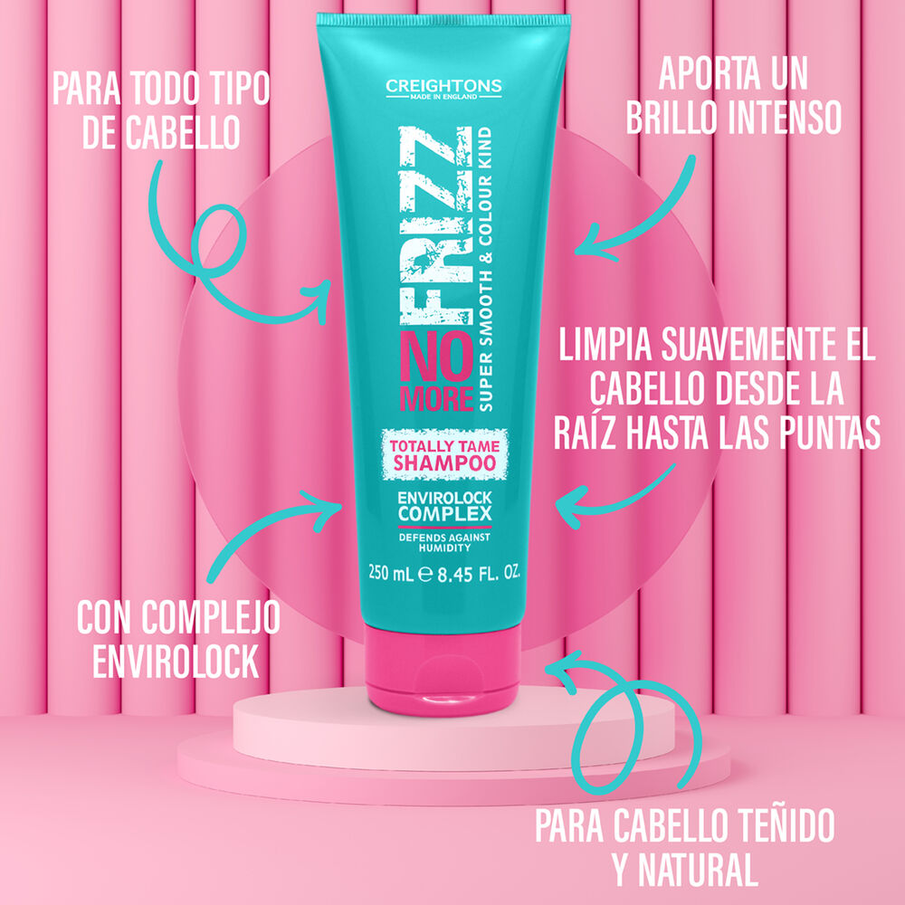 El-shampoo-Frizz-No-More-de-Creightons-defiende-de-la-humedad-al-mantener-su-uso-diario,-reduce-el-frizz-y-el-cabellos-se-siente-más-suave-y-manejable.-imagen-3