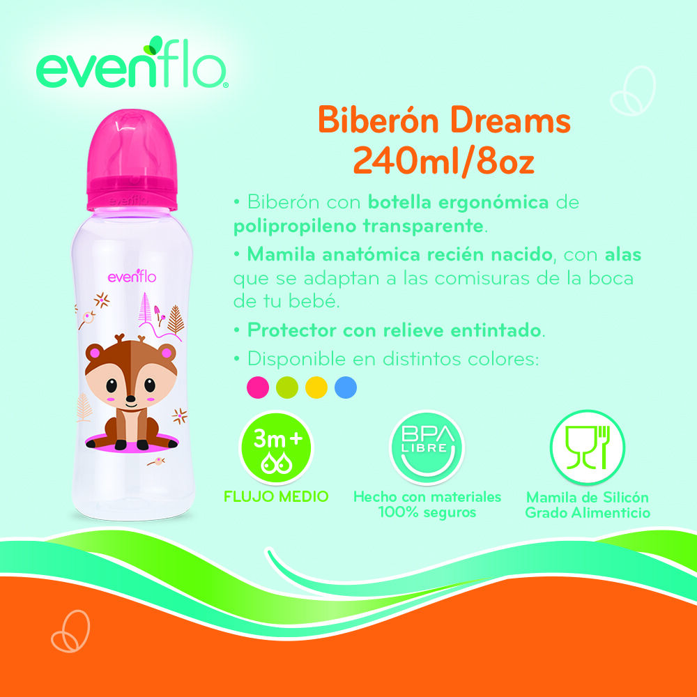 Evenflo-Biberon-Dreams-8Oz-imagen-3