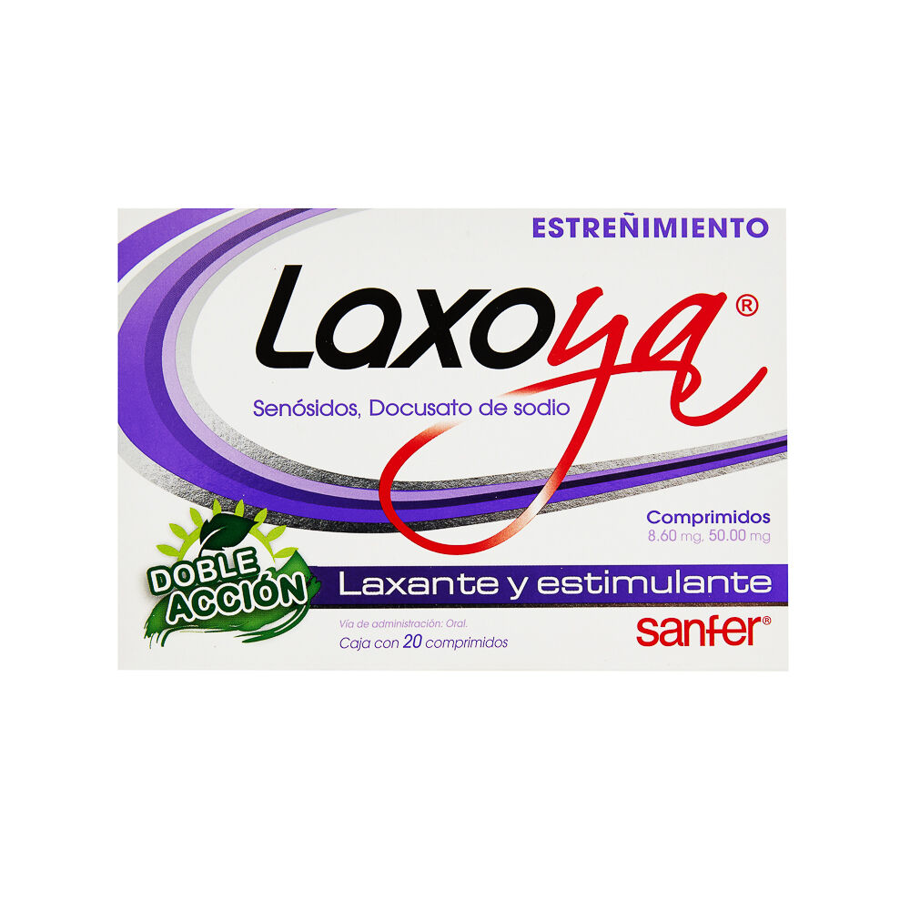 Laxoya-8.60Mg/50Mg-20-Comp-imagen