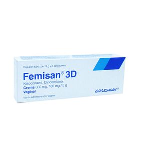 Femisan-3D-Crema-Vaginal-100Mg/5G-800Mg-imagen