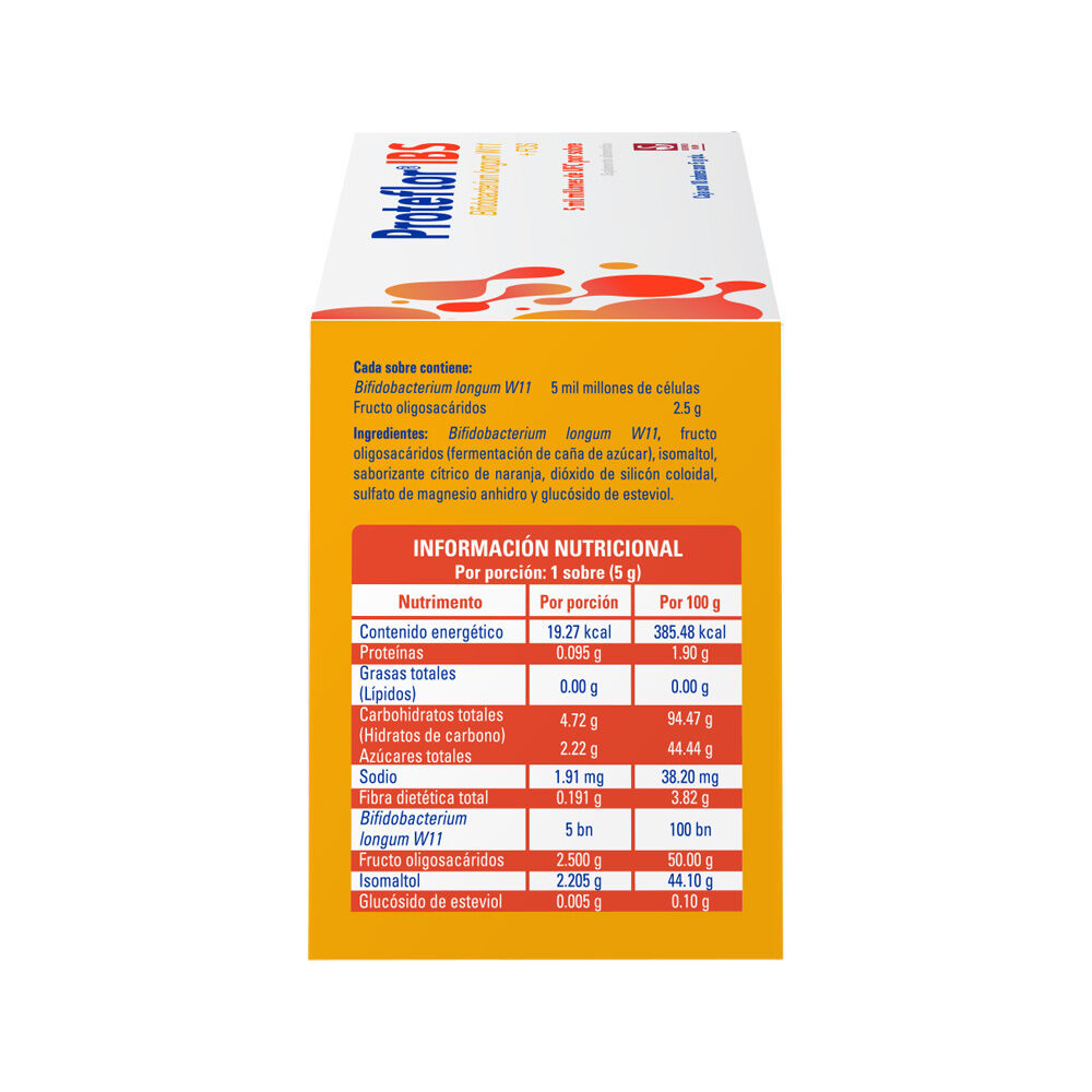 Proteflor-IBS-5---Caja-con-10-sobres-de-5g-(Bifidobacterium)-imagen-2