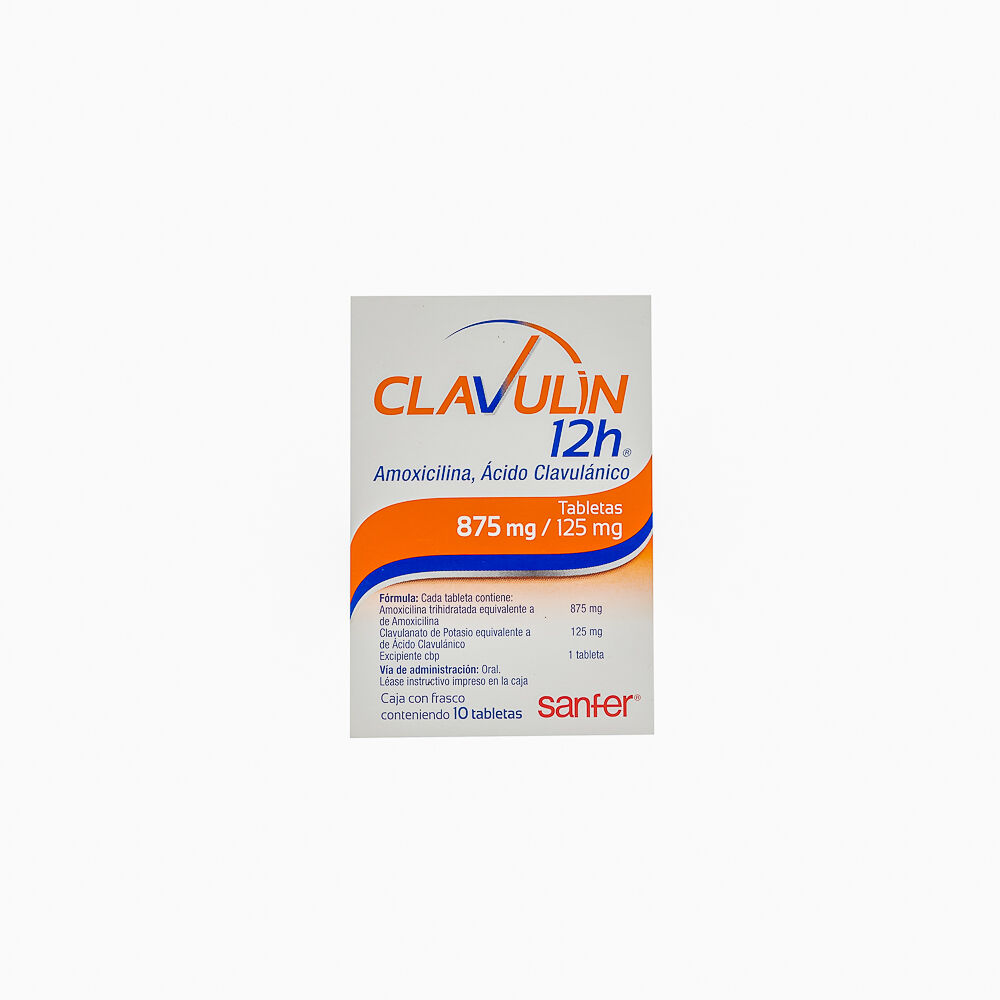 Clavulin-12H-875Mg/125Mg-10-Tabs-imagen