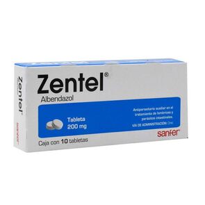 Zentel-200Mg-10-Tabs-imagen