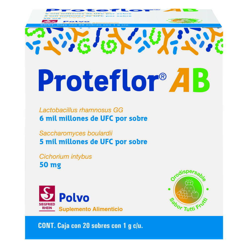 Proteflor-AB---Caja-con-20-sobres-de-1-gr-(Probi&oacute;ticos)-imagen-1