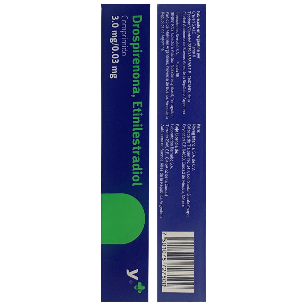 Yza-Drospirenona/Etinilestradio-28-Comp-imagen-2