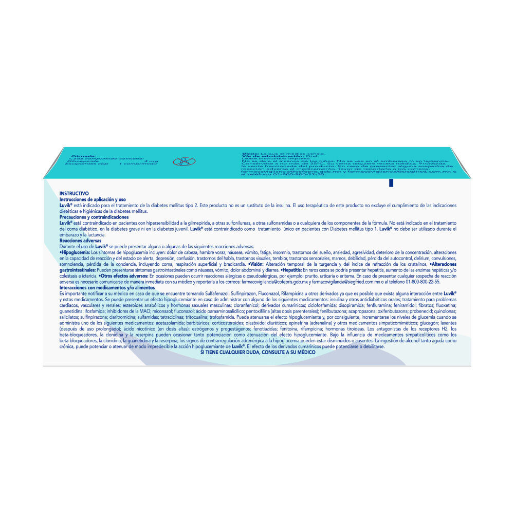 Luvik-4-mg---Caja-con-15-comprimidos-(Glimepirida)-imagen-3