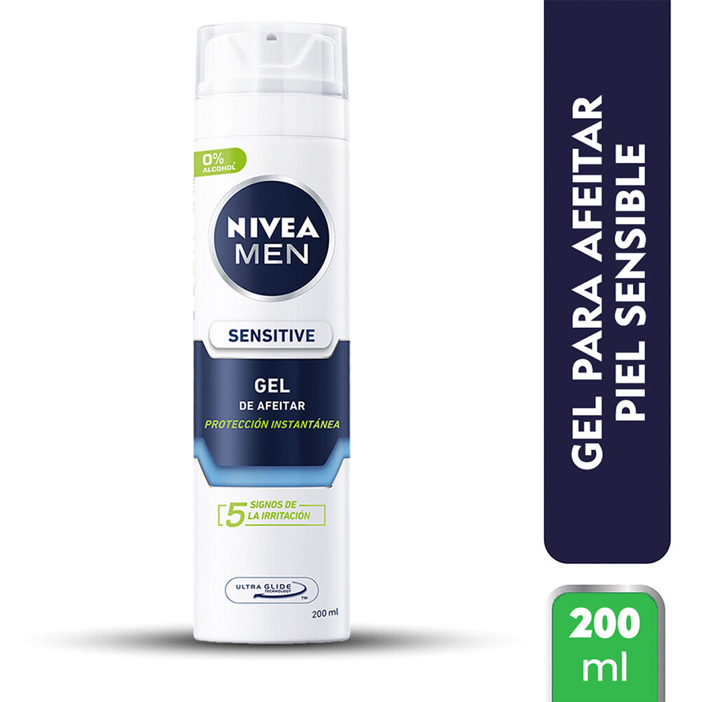 NIVEA-MEN-Gel-para-Afeitar-Sensitive-200-ml-enriquecido-con-Manzanilla-para-Piel-Sensible-imagen-2