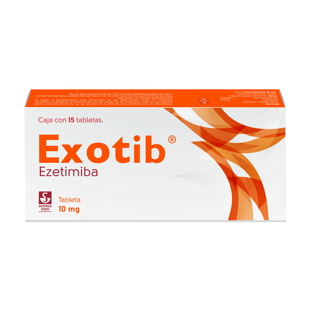 Exotib-10-mg---Caja-con-15-tabletas-(Ezetimiba)-imagen-1