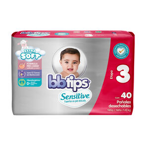 Pañal-Bbtips-Sensitive-Talla-3-40-pañales-imagen