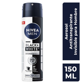 NIVEA-MEN-Desodorante-Antimanchas,-Black-&-White-Invisible-Power-150-ml-imagen