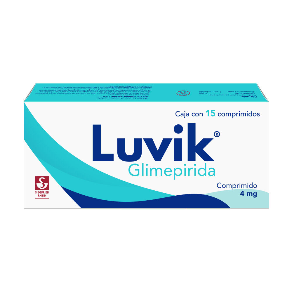 Luvik-4-mg---Caja-con-15-comprimidos-(Glimepirida)-imagen-1