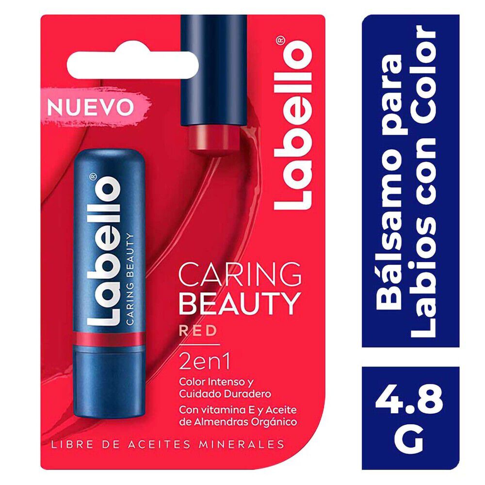 LABELLO-B&aacute;lsamo-Labial-Caring-Beauty-Red-4.8-g-imagen-1