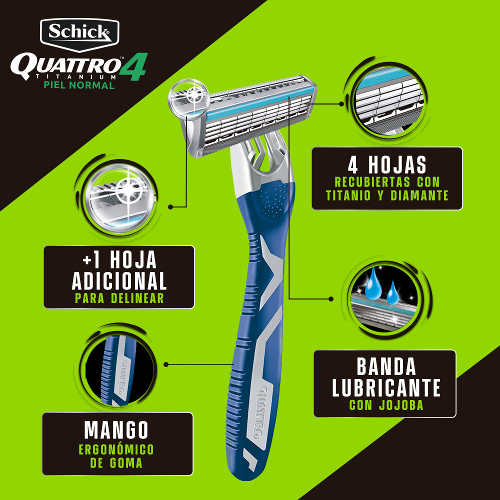 SCHICK-RASTRILLO-QUATTRO-TITANIUM-1PZ-imagen-2