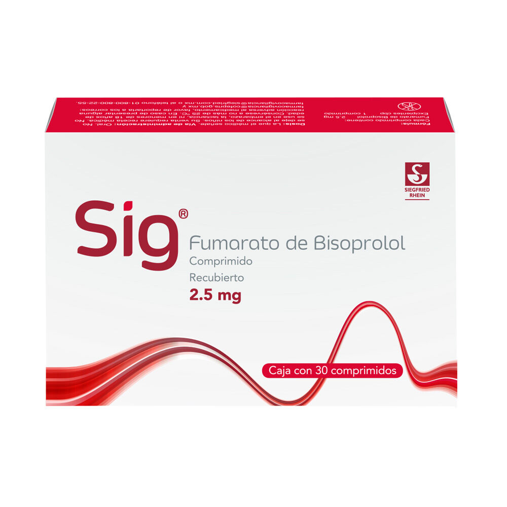 SIG-5-mg---Caja-con-30-comprimidos-(Bisoprolol)-imagen-3