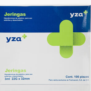 Yza-Jeringa-De-Plástico-De-3Ml-22G-X-32M-imagen