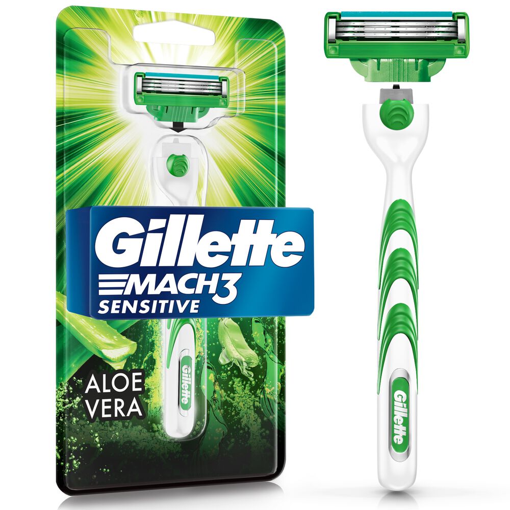 Gillette-Mach-3-Sensitive-Máquina-de-Afeitar-imagen