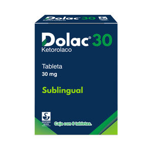 Dolac-30-mg---Caja-con-6-tabletas-sublingual-(Ketorolaco)-imagen