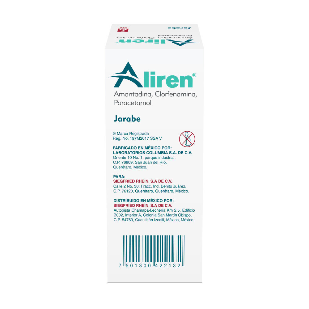 Aliren---Jarabe-de-120-ml-(Amantadina,-Clorfenamina,-Paracetamol)-imagen-3