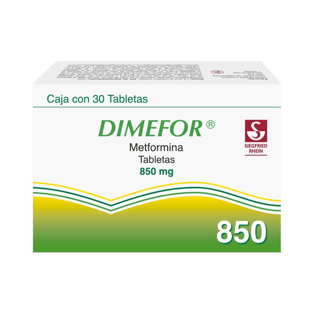 Dimefor-850-mg---Caja-con-30-tabletas-(Metformina)-imagen-3