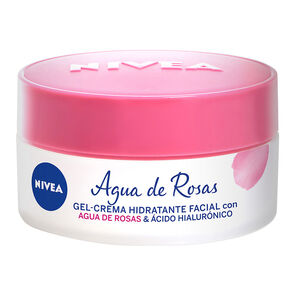 NIVEA-Gel-Crema-Hidratante-Facial-Agua-De-Rosas-Todo-Tipo-de-Piel-50-ml-imagen