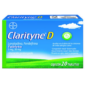 Clarityne-D-5Mg/30Mg-20-Tabs-imagen