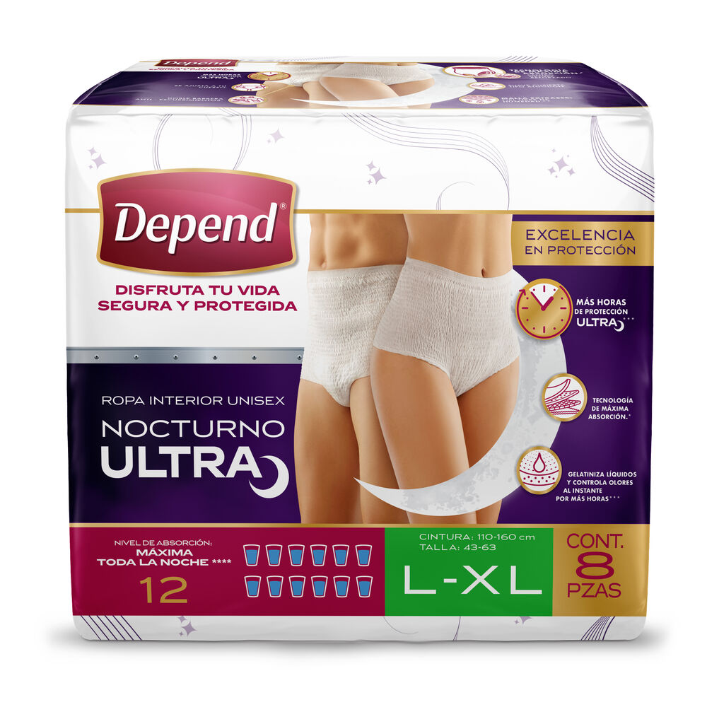 DEPEND-NOCTURNO-GRANDE-UNISEX-ROPA-INTERIOR-8-PZS-imagen