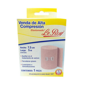 Venda-Elastomedic-Le-Roy-7.5Cm-X-5M-imagen