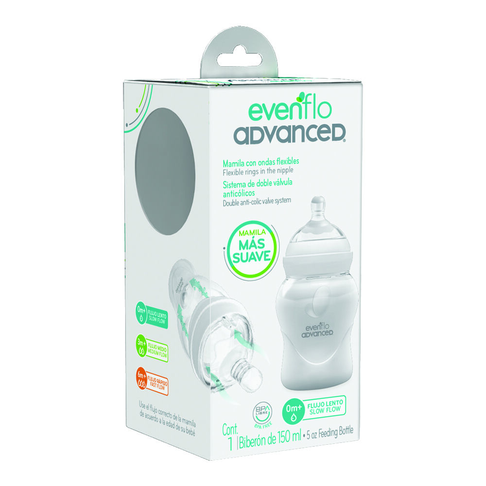 Evenflo-Biberón-Cuello-Ancho-5Oz-imagen-2
