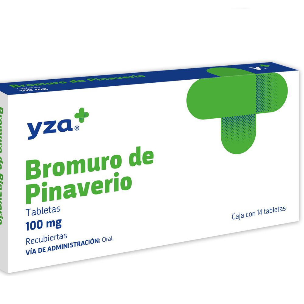 Yza-Brom-De-Pinaverio-100Mg-14-Tabs-imagen