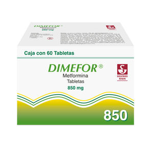 Dimefor-850-mg---Caja-con-60-tabletas-(Metformina)-imagen