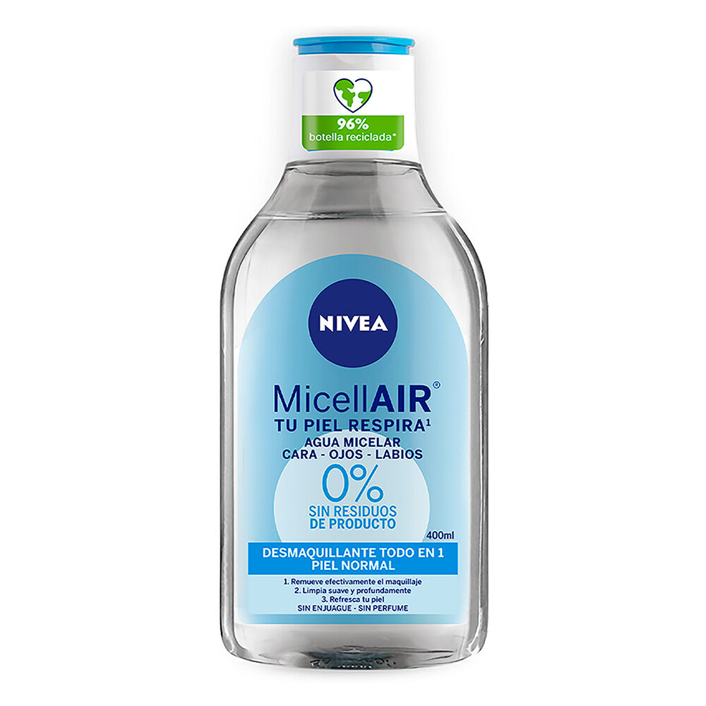 NIVEA-Agua-Micelar-Desmaquillante-Refrescante-para-Todo-Tipo-De-Piel,-400-ml-imagen-1