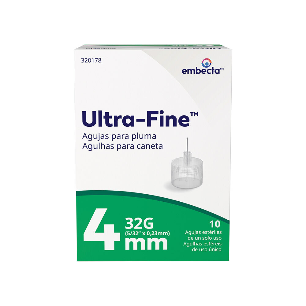 Ultrafine-Aguja-4Mm-32G-5B-20Mg-10-Pzas-imagen-2