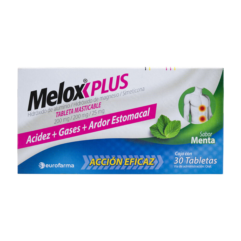 Melox-Plus-Menta-30-Tab-imagen-1