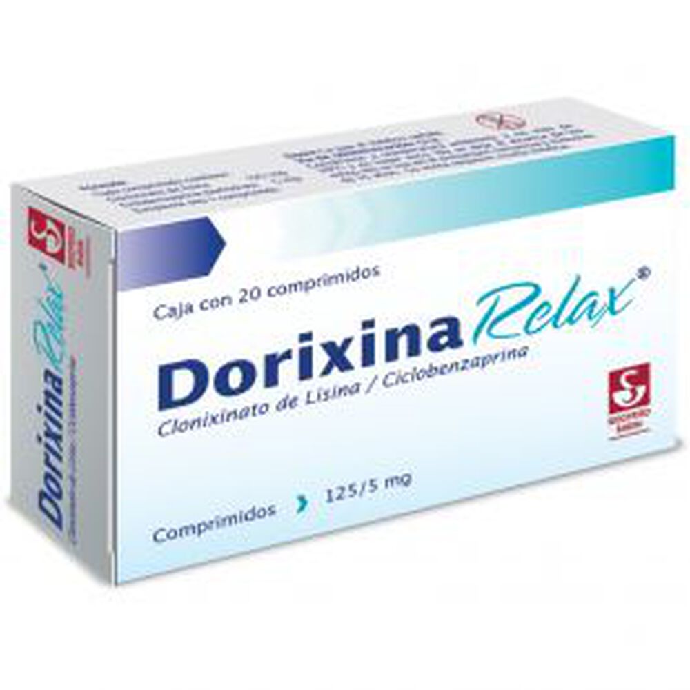 Dorixina-Relax-125Mg/5Mg-20-Comp-imagen