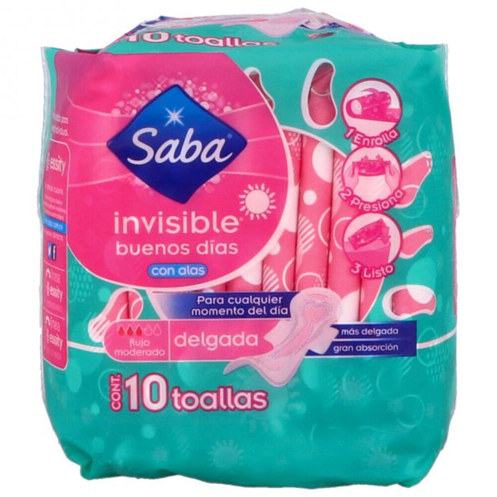 SABA-TOALLA-FEMENINA-ULTRA-INVISIBLE-10-PZAS-imagen