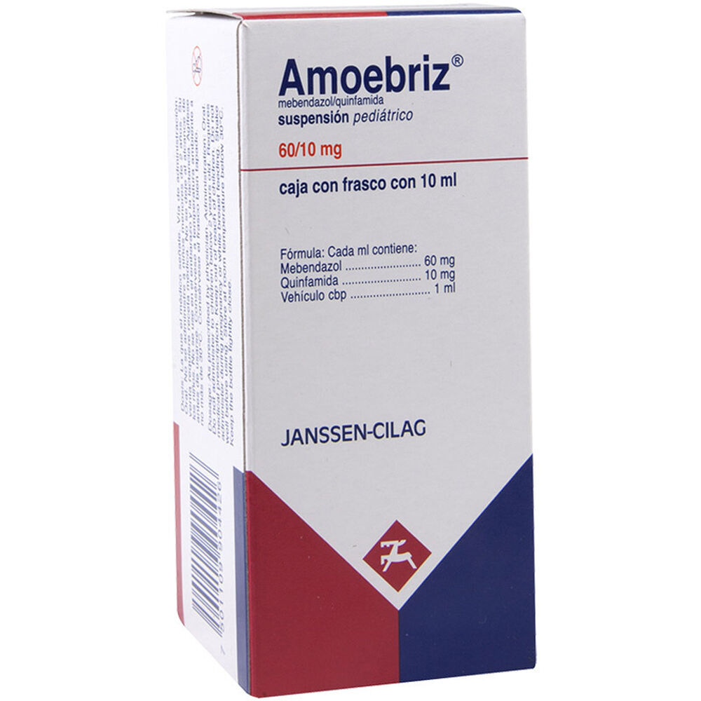 Amoebriz-Suspension-Pedia-60Mg/10Mg-10Ml-imagen