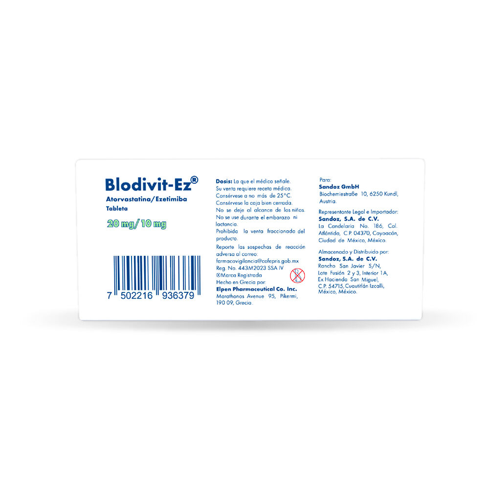 Blodivit-Ez-20Mg-/-10Mg-30-Tabs-imagen-3