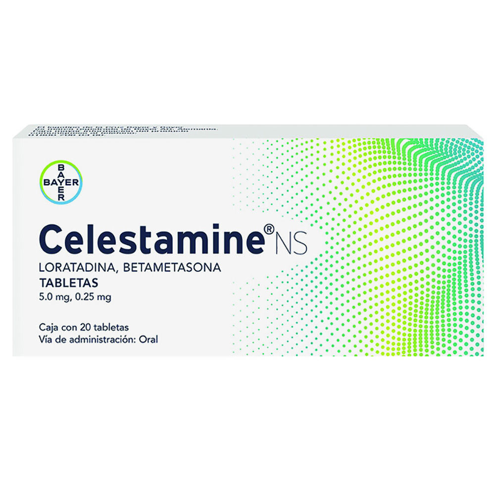 Celestamine-Ns-50Mg/0.25Mg-20-Tabs-imagen