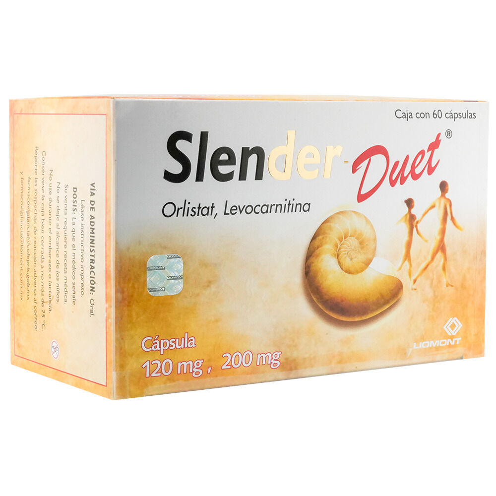 Slender-Duet-120Mg/200Mg-30-Caps-imagen-2