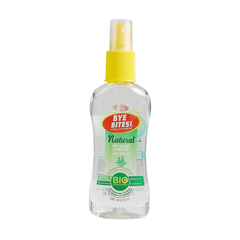 Repelente de Insectos Bye Bites! Natural Spray 130 ml