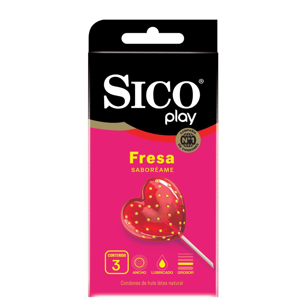 Sico-Play-Fresa-Texturizado-3-Pzas-imagen