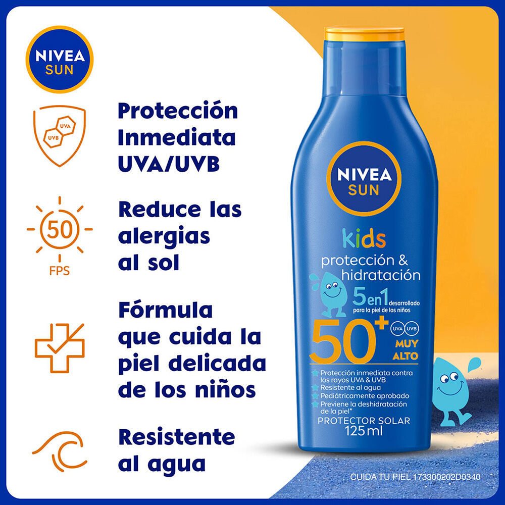 NIVEA-SUN-KIDS-Protector-Solar-Corporal-Protect-&-Moisture-FPS50-125-ml-imagen-3