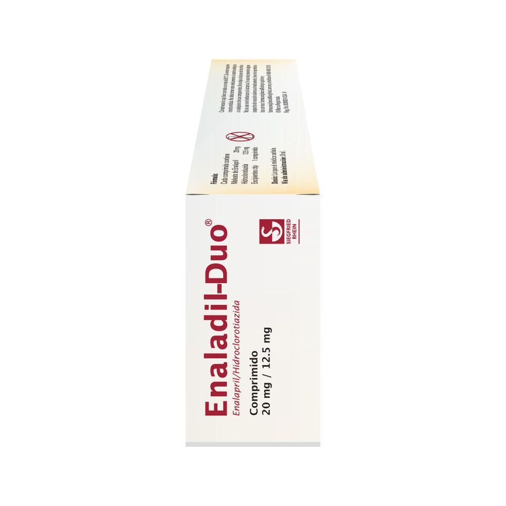 Enaladil-Duo-20-mg-/-12.5-mg---Caja-con-30-comprimidos-(Enalapril-y-Hidroclorotiazida)-imagen-2