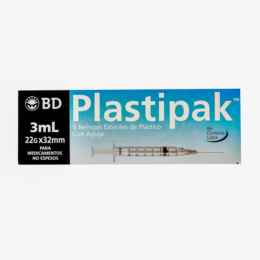 Bd-Plastipak-22Gx32Mm-5-Jga-X-3Ml-imagen