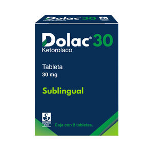 Dolac-30-mg---Caja-con-2-tabletas-sublingual-(Ketorolaco)-imagen