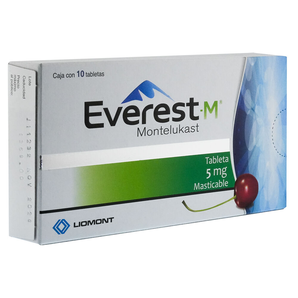 Everest-Masticable-5Mg-10-Tabs-imagen-2