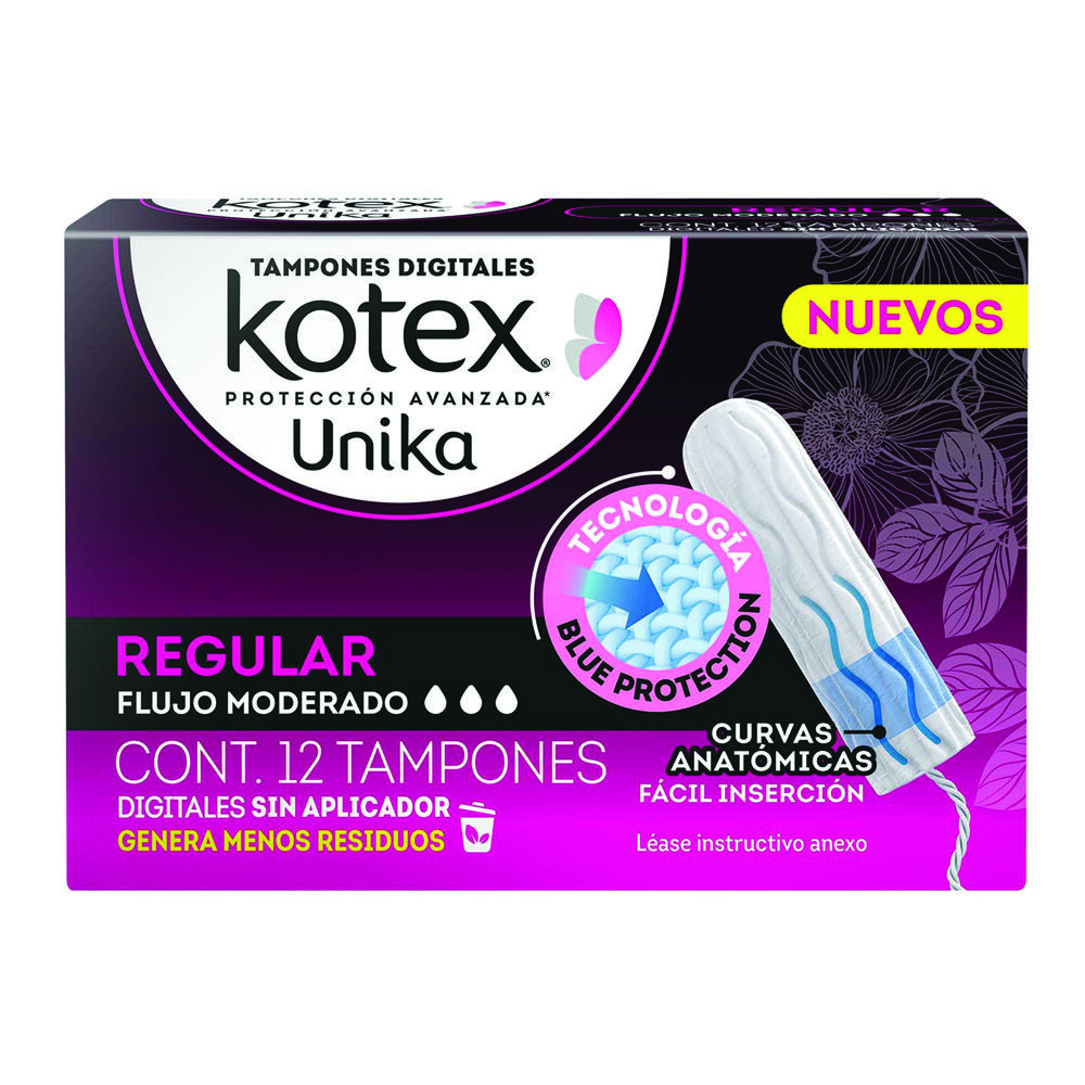 Kotex-Unika-Tampon-Regular-12-Pzas-imagen-1