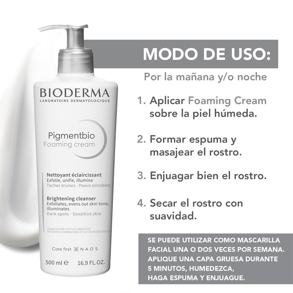 BIODERMA-PIGMENTBIO-FOAMING-CREAM-500ML-imagen-3